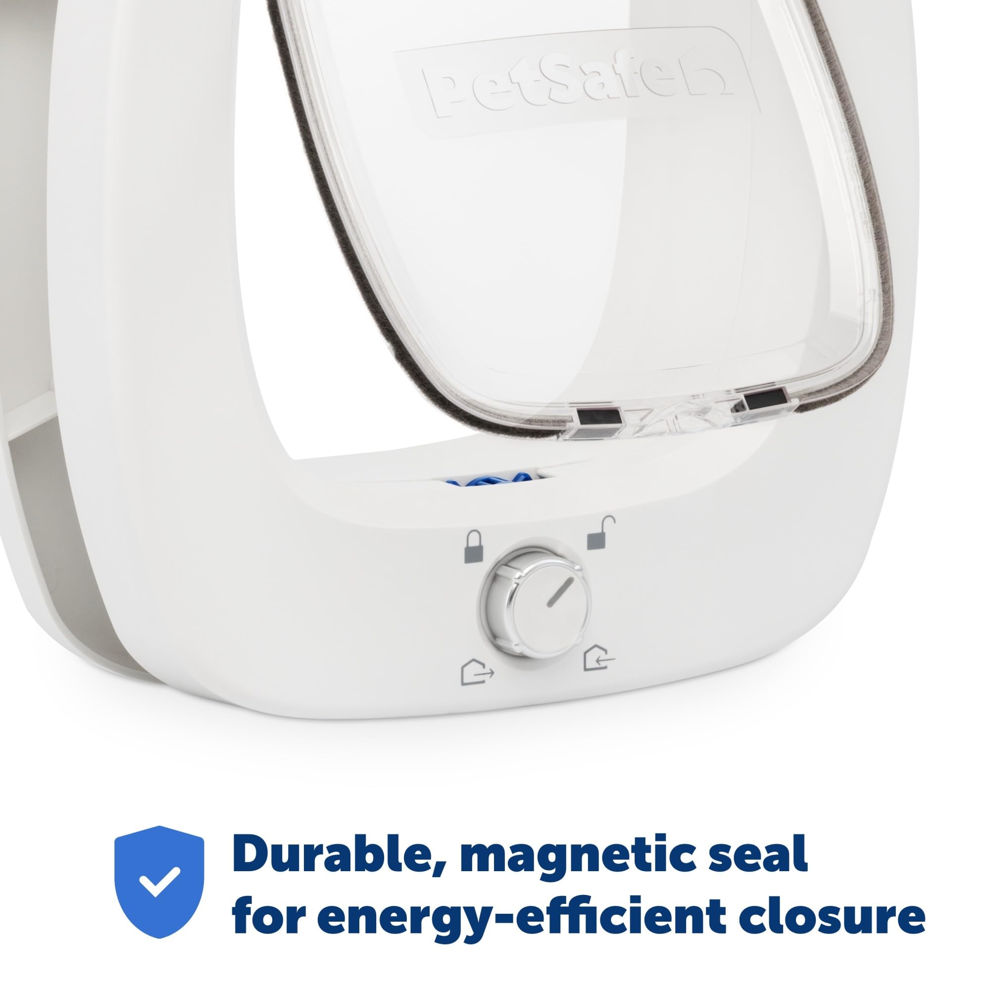 PetSafe Big Cat Flap - 4-Way Lock for Doors | Fits Pets up to 11 kg | White 5