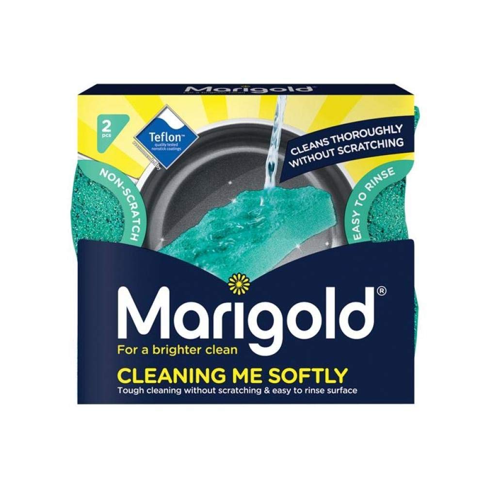 Marigold Cleaning Me Softly Scourer 2pk | Utility Sponge | Premium Quality