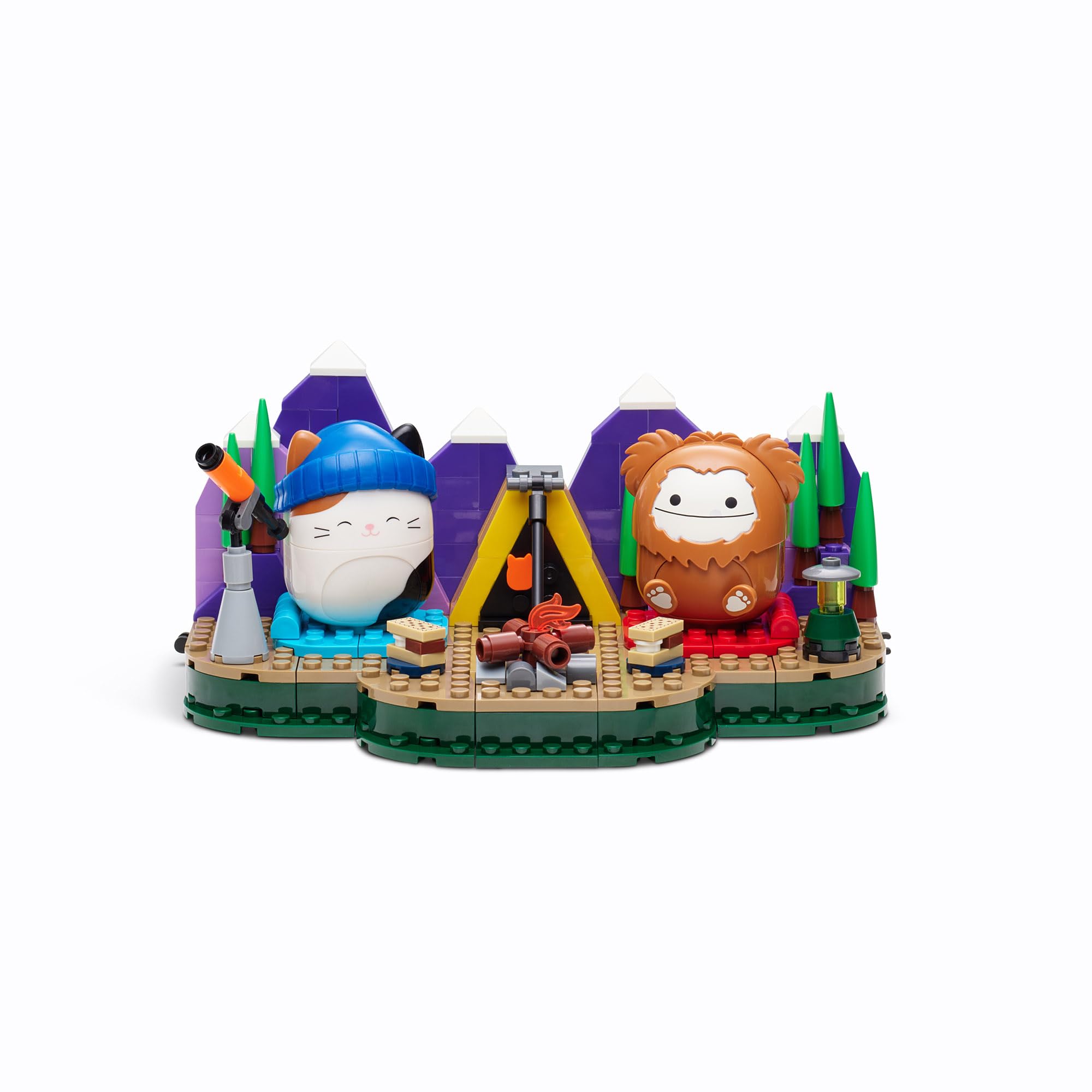 BLDR Squishmallows 246-Piece Camping Adventure Building Set - Cam & Benny Playset for Kids 3+ 2
