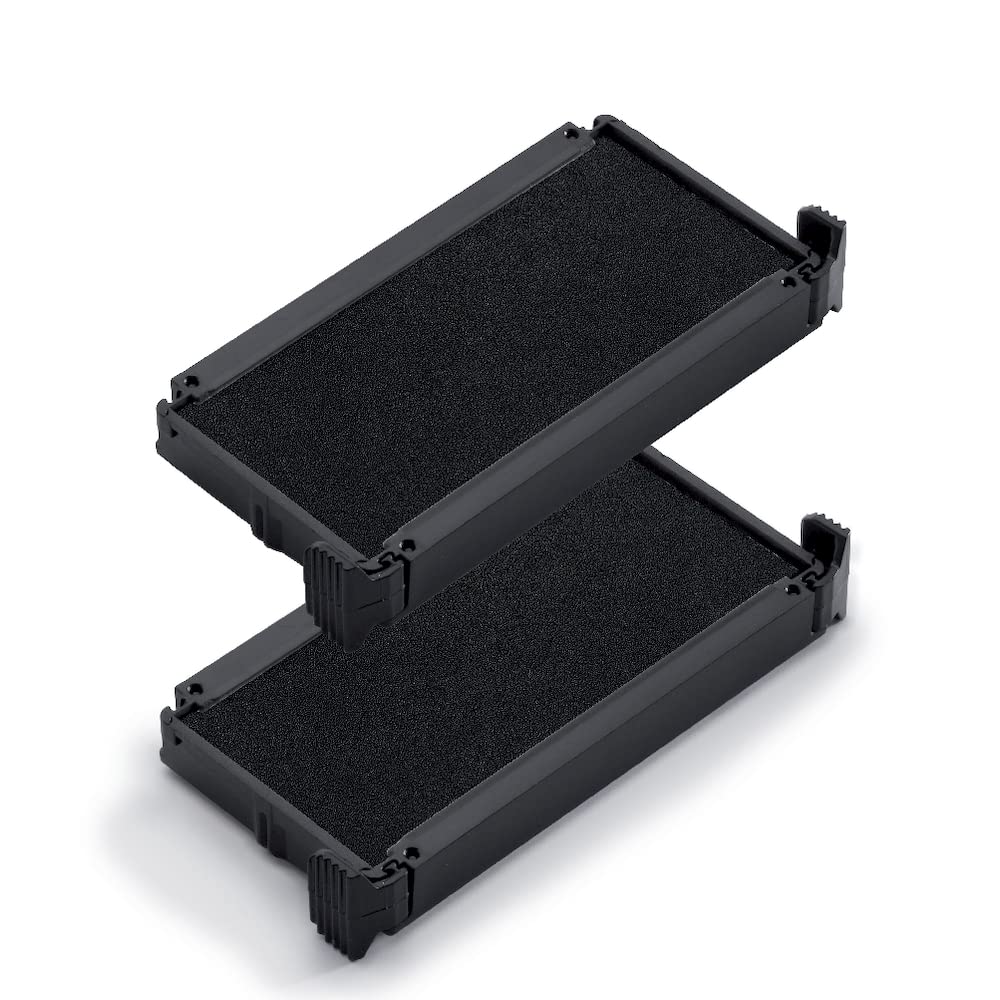 Trodat Replacement Ink Pads 6/4911 - Pack of 2 - Black Ink for Printy 4911, 4951, 4822, 4800, 4820, 4846