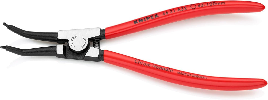 KNIPEX - Circlip Pliers for External Circlips on Shafts 45° Bent (210 mm) (46 31 A32)