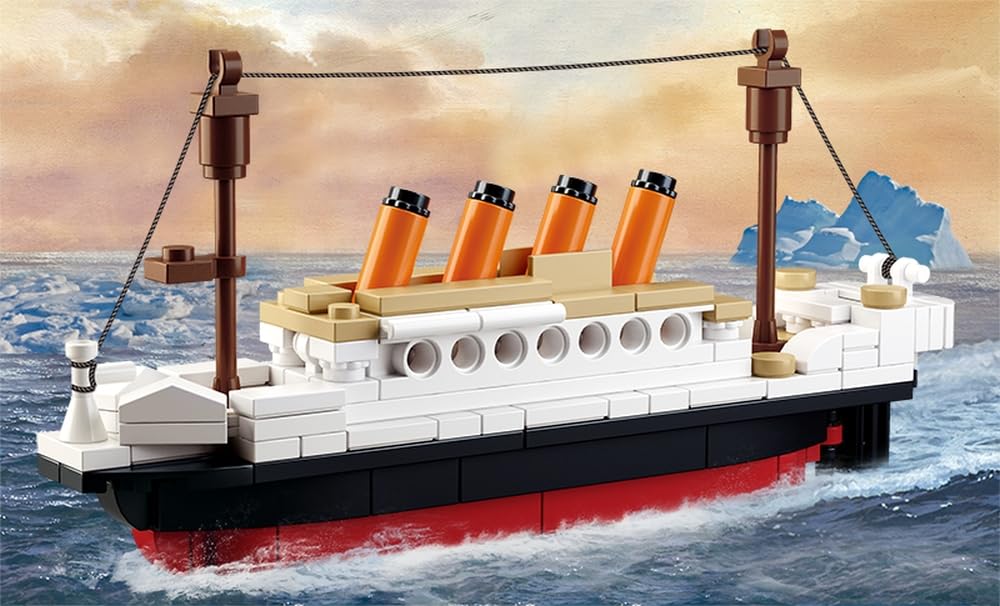 Sluban M38-B0576 Titanic Building Bricks Set - 194 Pieces | Compatible with Major Brands 2