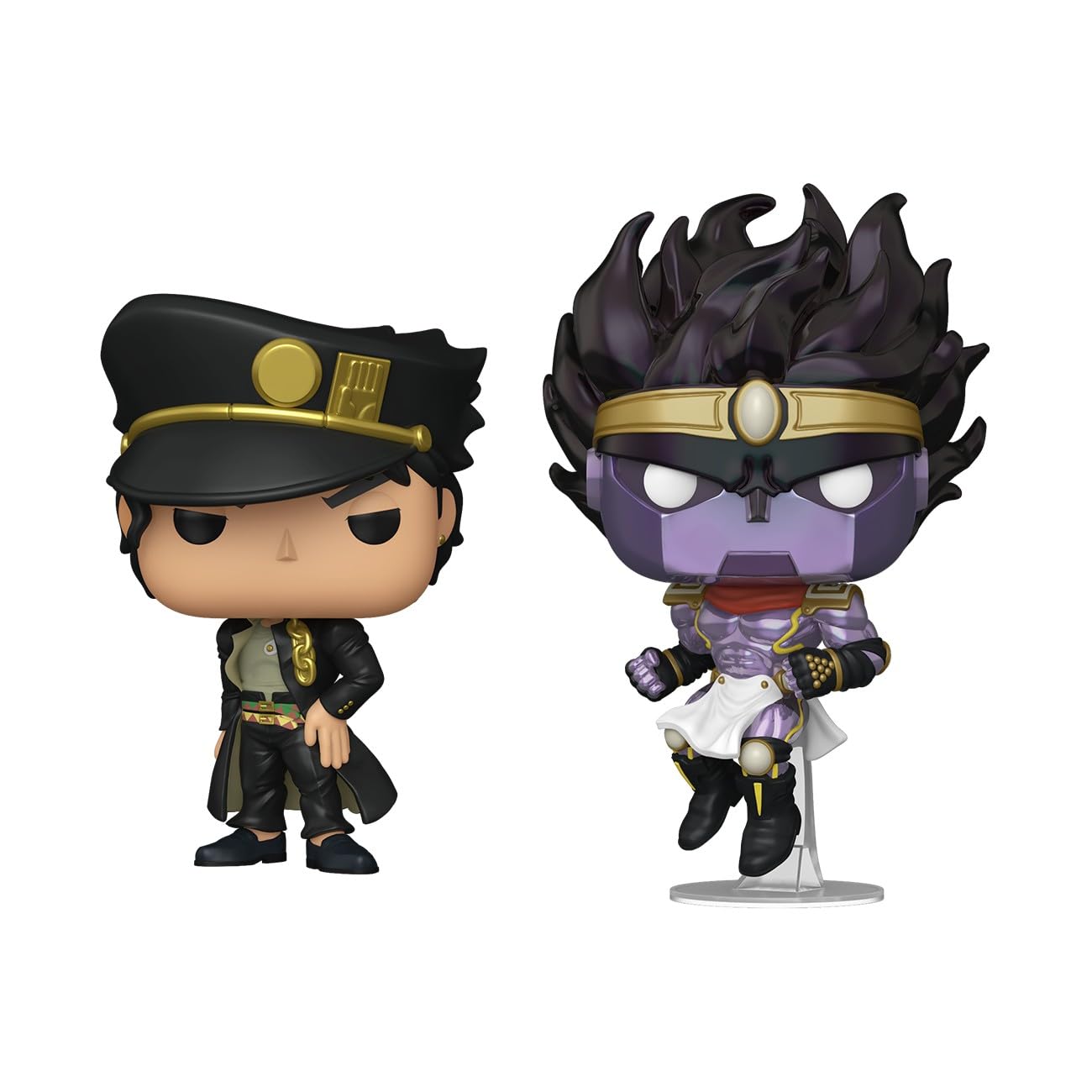 Funko JoJo's Bizarre Adventure Jotaro & Star Platinum Chibi Figure | Vinyl | 3.75 Inch