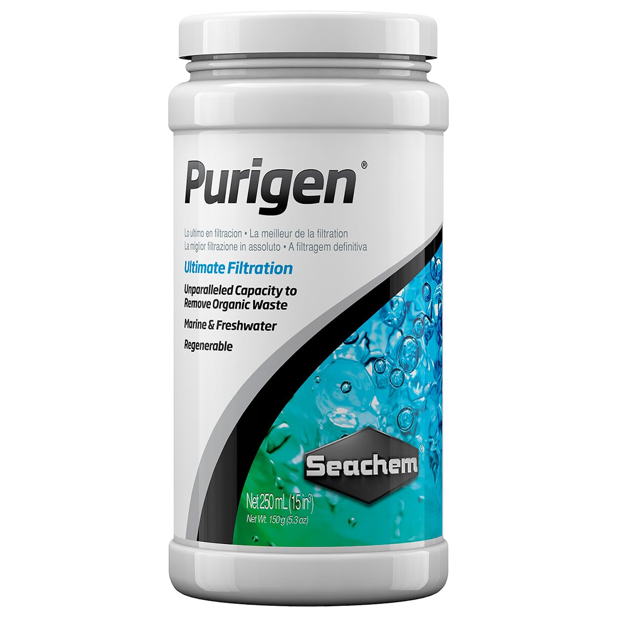 Seachem Purigen Water Filter - Highest Organic Removal Capacity | 250 ml