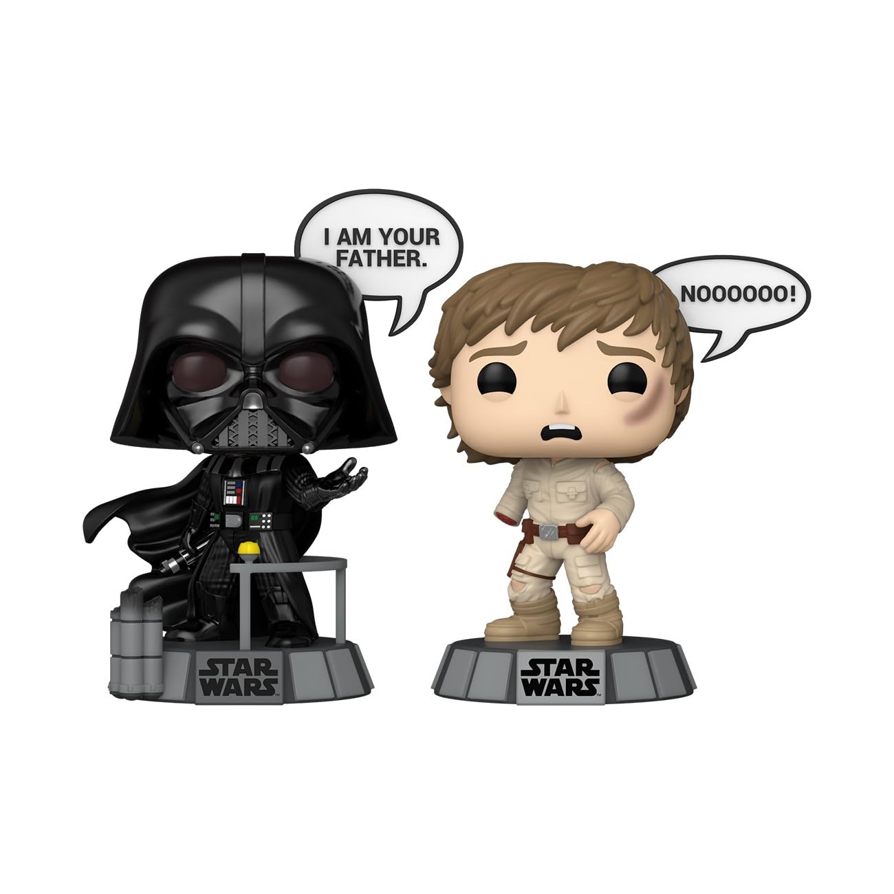 Funko Pop! Star Wars: Darth Vader & Luke 2-Pack Vinyl Collectible Figures 10