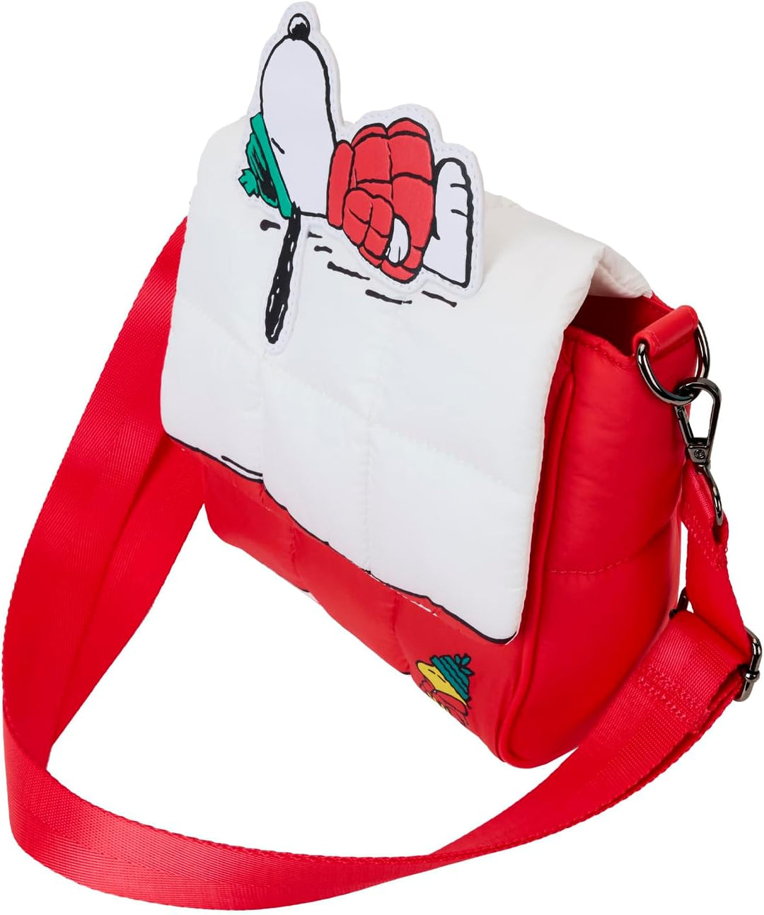 Loungefly Peanuts Snoopy and Woodstock Snow Day Doghouse Crossbody Bag (PNTB0017)