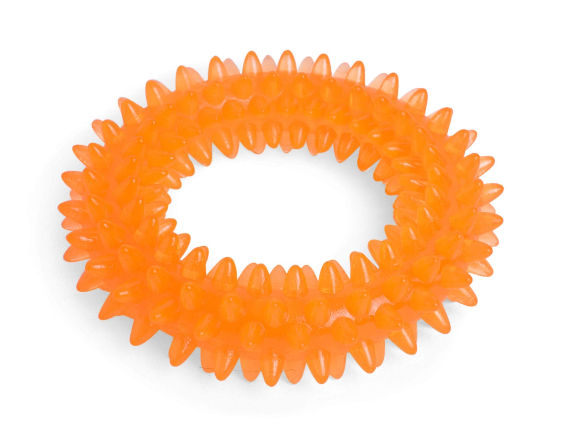 Petface Seriously Strong Dental Ring Dog Toy - Durable Chew Toy | Orange | Portable 2