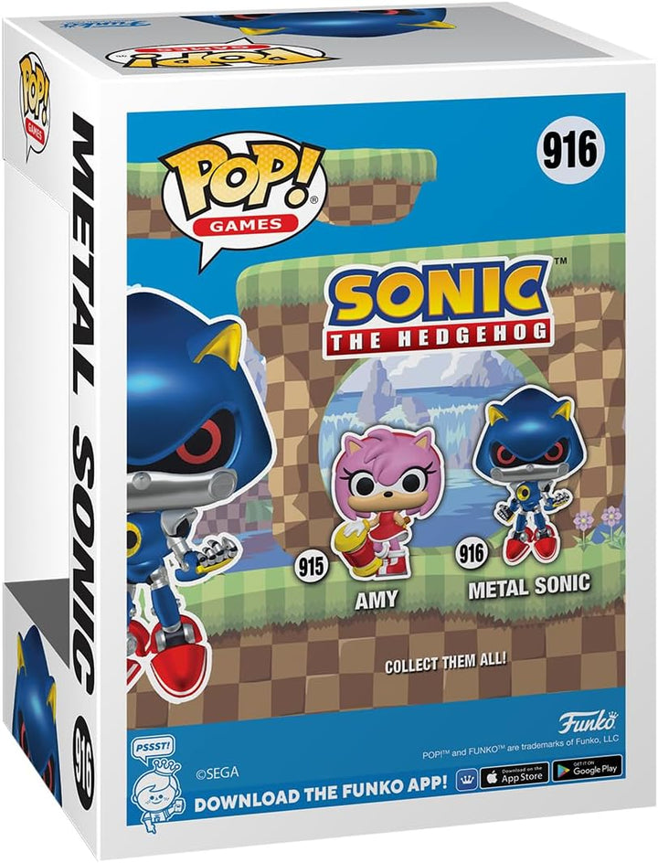 Funko Pop! Games: Sonic the Hedgehog - Metal Sonic the Hedgehog - Sonic the Hedg