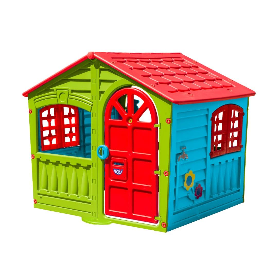 Palplay Children Playhouse Happy - 1.30 x 1.11 x 1.15 m | Age 3+