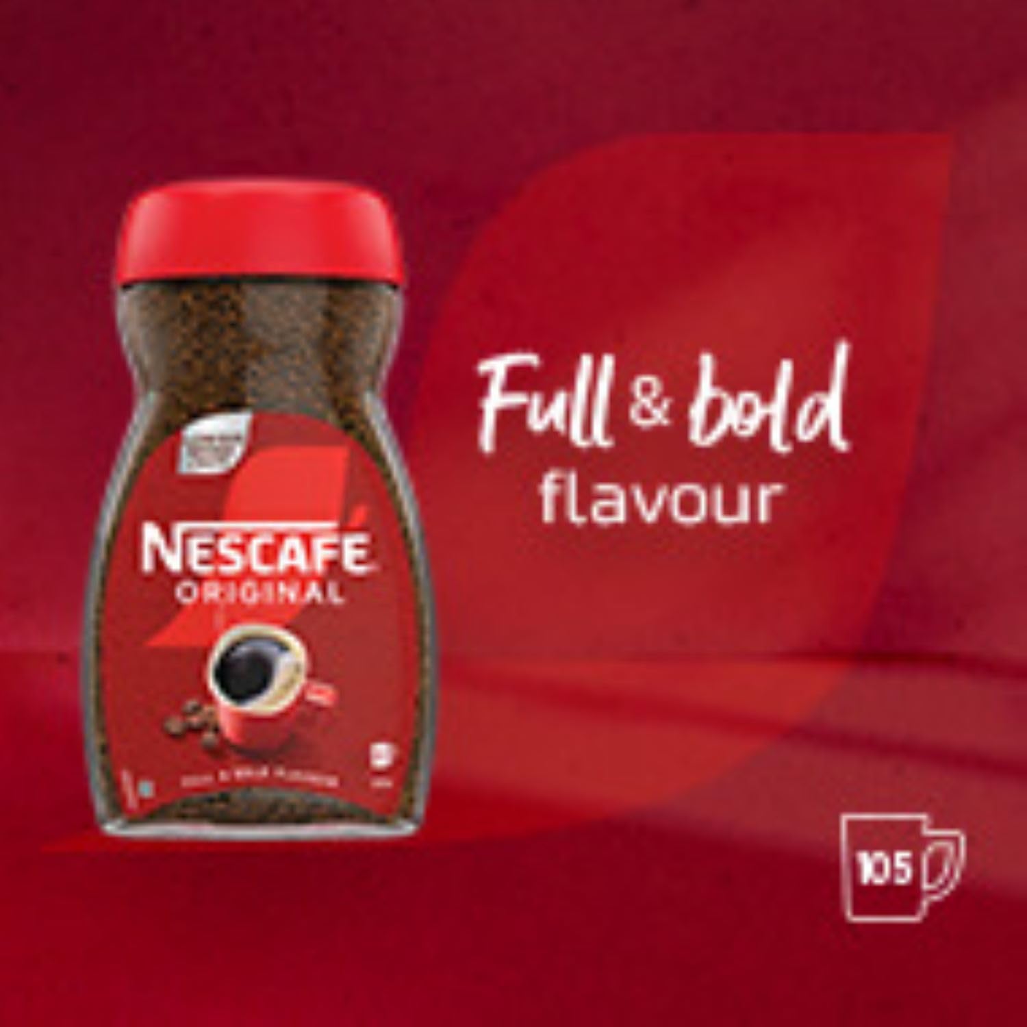 NESCAFÉ Original Instant Coffee - Full & Bold Flavour | 190g Jar 3