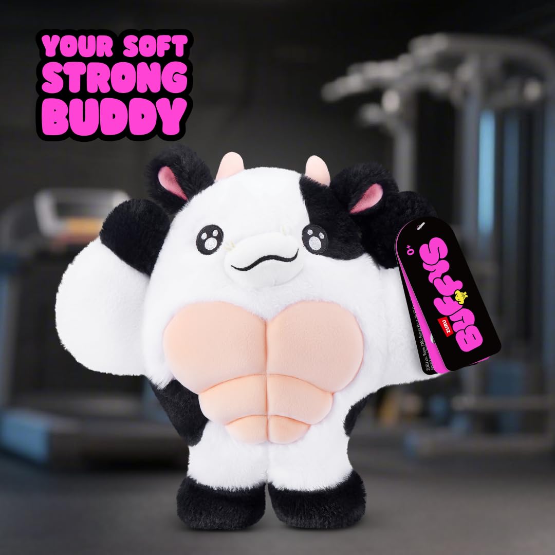 BUFFYS Cow Soft Doll - 8 Inch Plush | Collectible | Ages 3+ 2