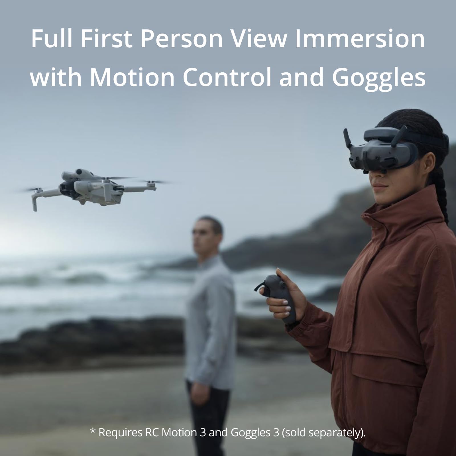 DJI Mini 4 Pro with DJI RC-N2 - 4K HDR Folding Drone with 34-Min Flight Time & Omnidirectional Obstacle Sensing 3