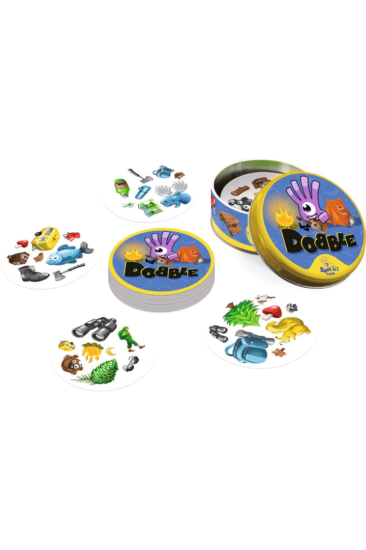 Asmodee Dobble Super Pack (Camping + Classic) Family Card Game for Ages 6 and Up