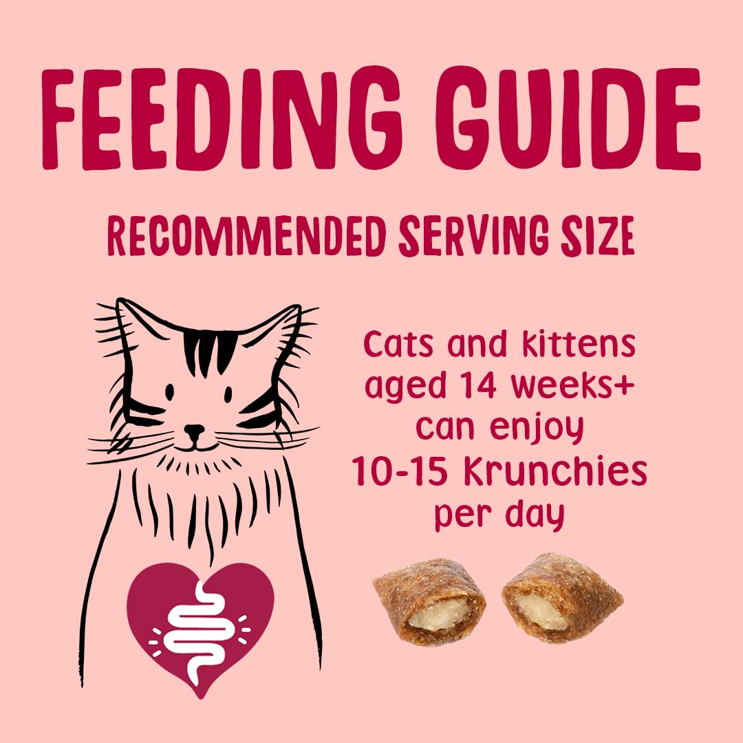 Scrumbles Anti-Hairball Krunchies Cat Treats - Chicken Flavour | 60g Pellets 5
