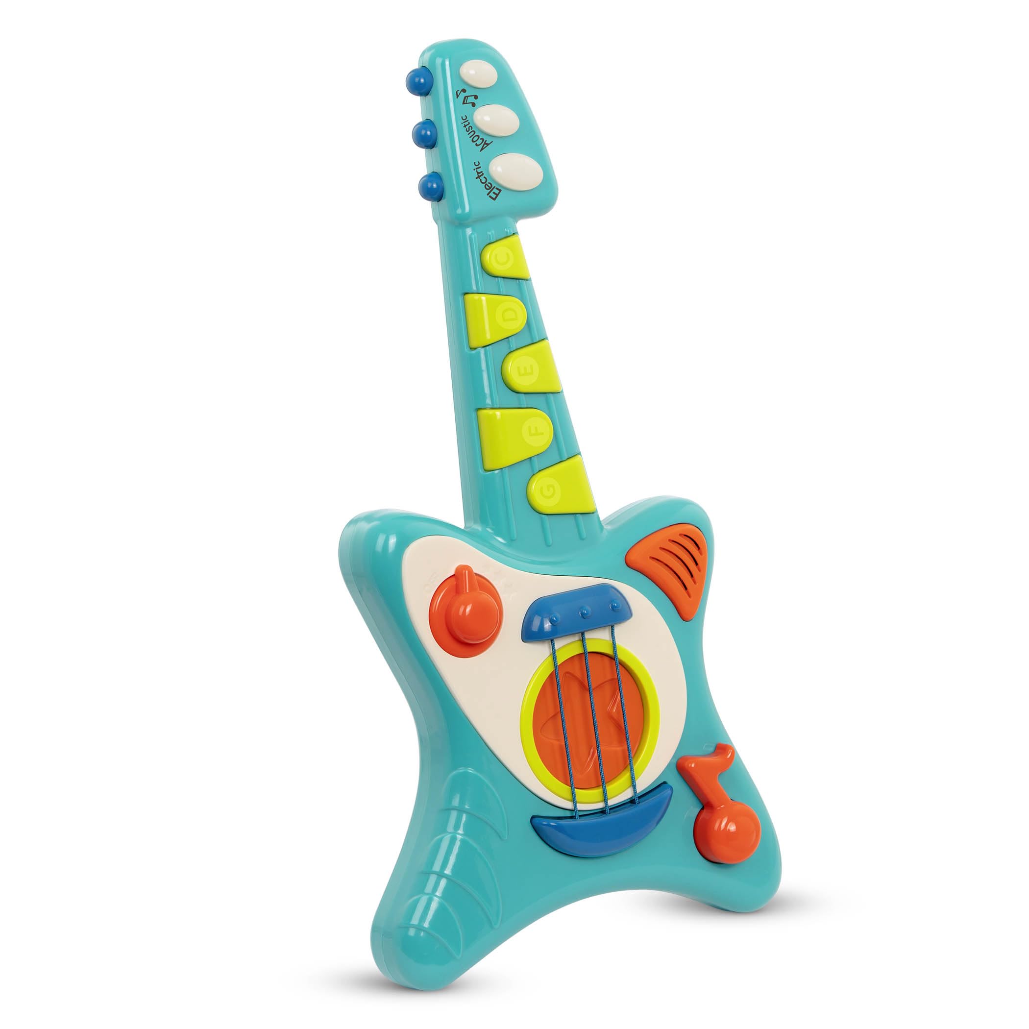 Battat Lil' Rocker's Toy Guitar - Musical Instrument for Toddlers 2 Years and Up