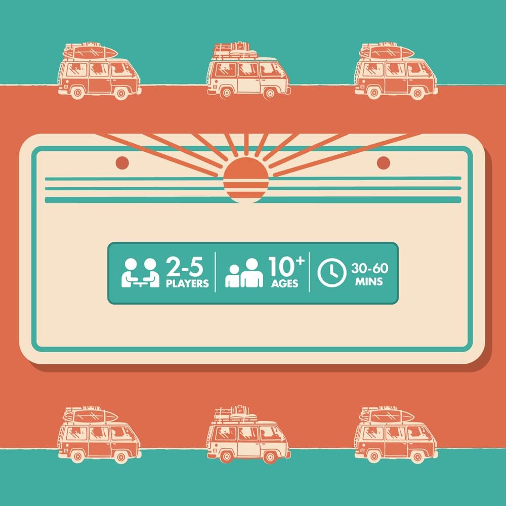 Van Life - Board Game for 2-5 Players, Ages 10+