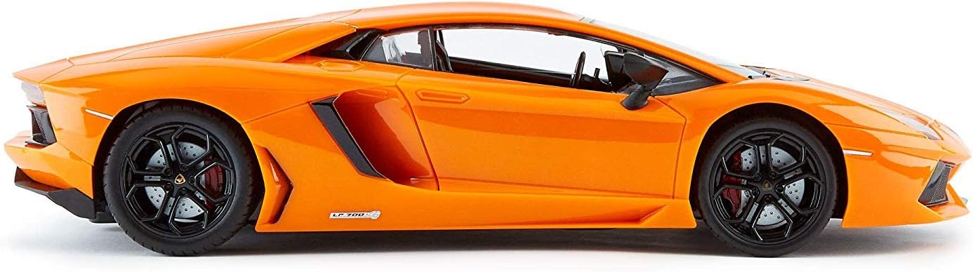 CMJ RC Lamborghini Aventador - 1:14 Scale Remote Control Car with LED Lights & Spring Suspension 4