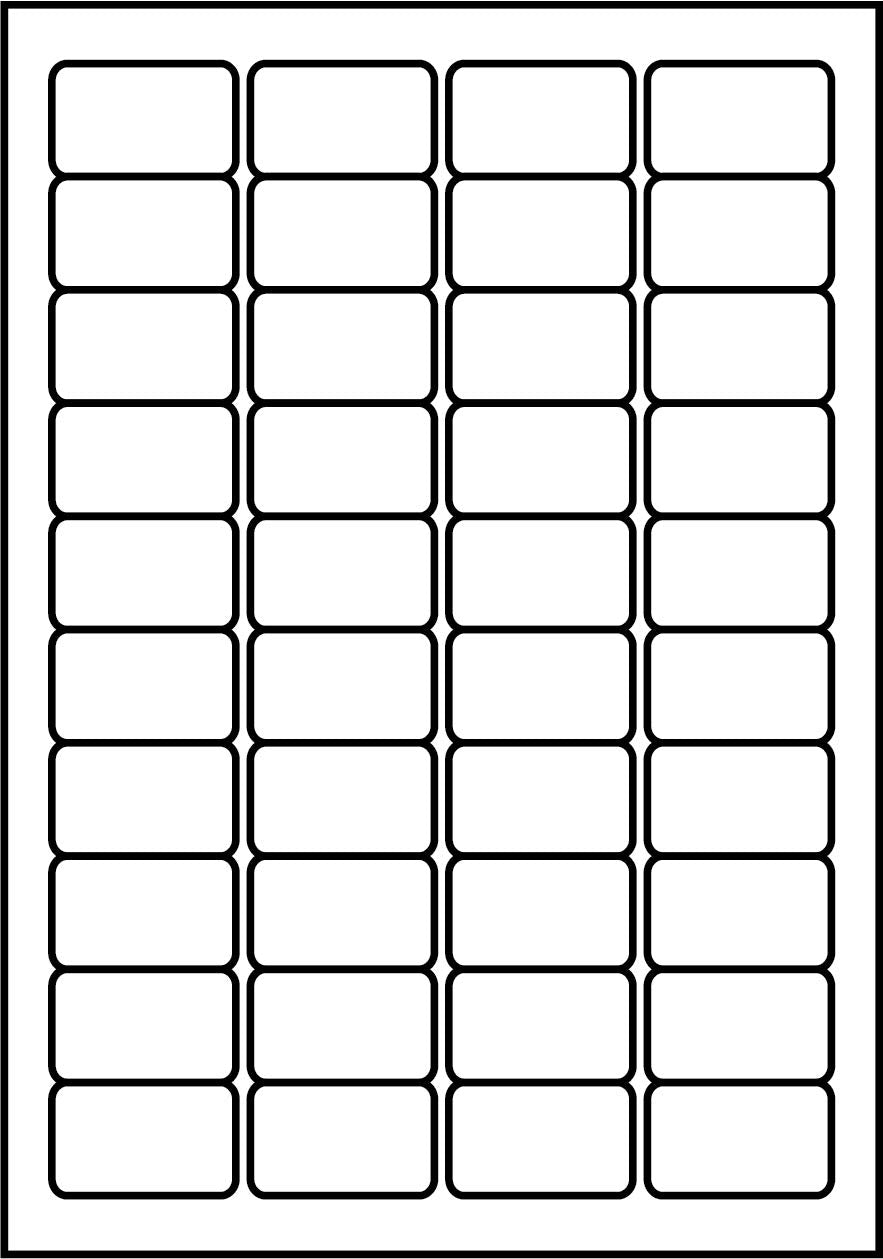 SmithPackaging A4 Self Adhesive Address Labels, 40 Labels Per Sheet, 100 Sheets, 4000 Total
