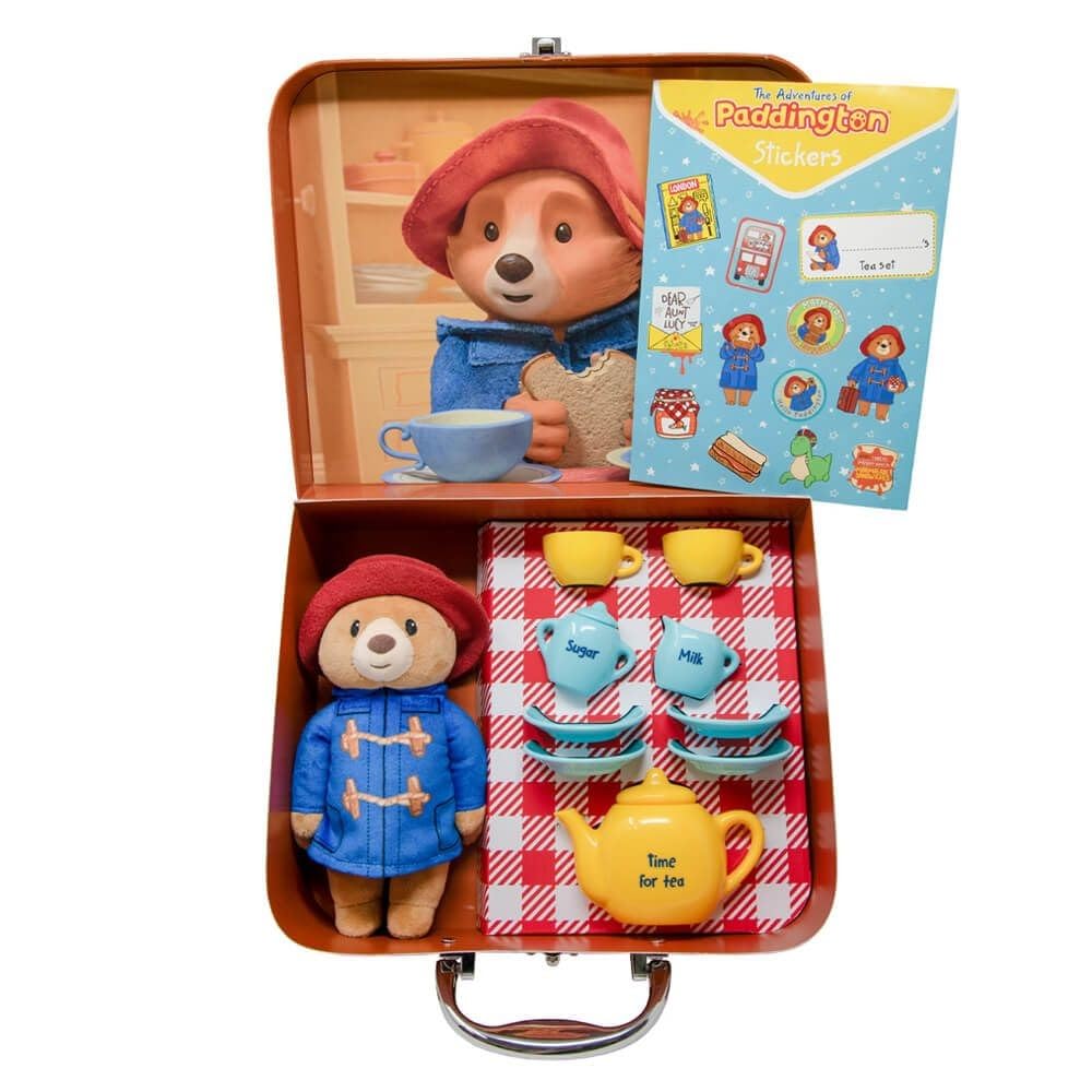 Rainbow Designs Paddington Bear Toy Tea Set - 9-Piece Pretend Play Set for Kids 1