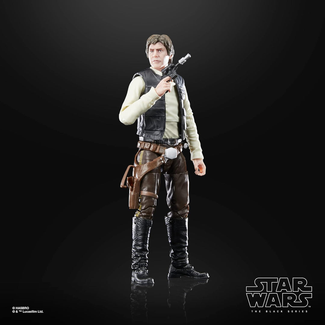 Hasbro Star Wars The Black Series Han Solo Action Figure - 6-Inch Collectible for Ages 4+