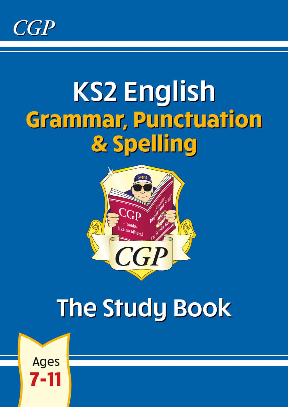 CGP New KS2 English Study Book - Grammar, Punctuation & Spelling for Ages 7-11 | Paperback