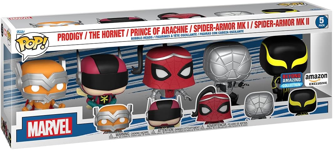 Funko Pop! Marvel Year of the Spider - Spider-Man 5-Pack Vinyl Figure Set (62281) 1