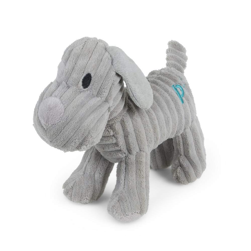 Petface Freddi Cord Plush Puppy Dog Toy - Lightweight, Portable, Squeaker Included 1