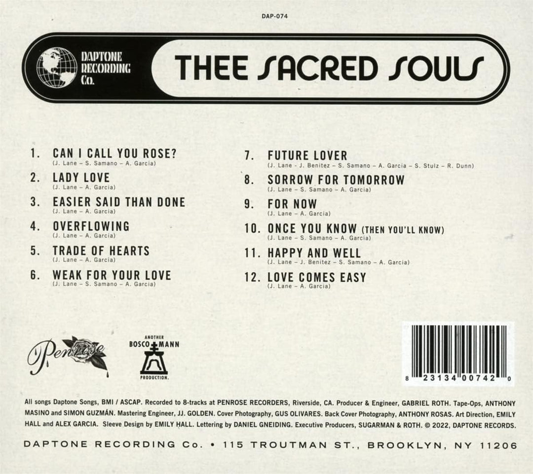 Thee Sacred Souls - Thee Sacred Souls [Audio CD]