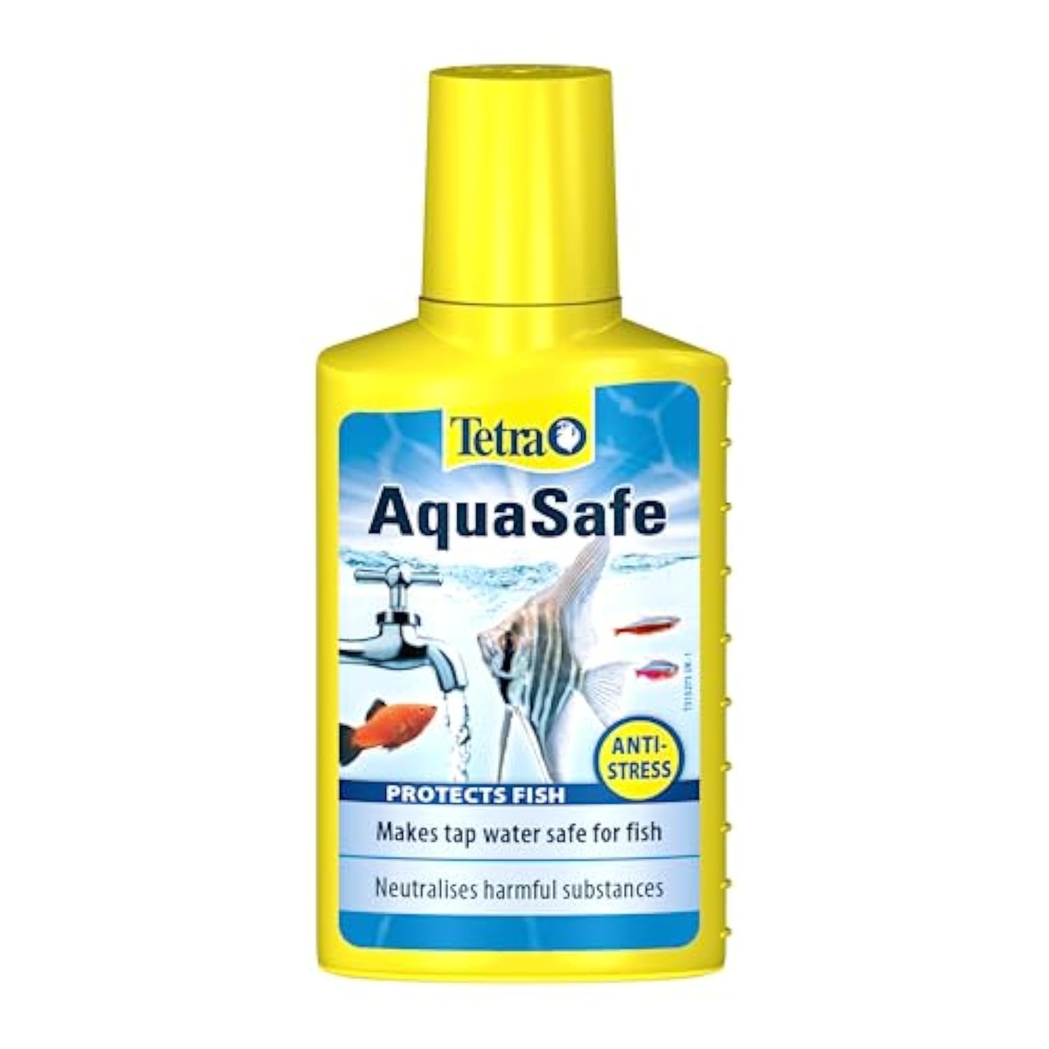 Tetra AquaSafe Water Treatment - Instantly Converts Tap Water to Safe Aquarium Water | 100ml Liquid 1