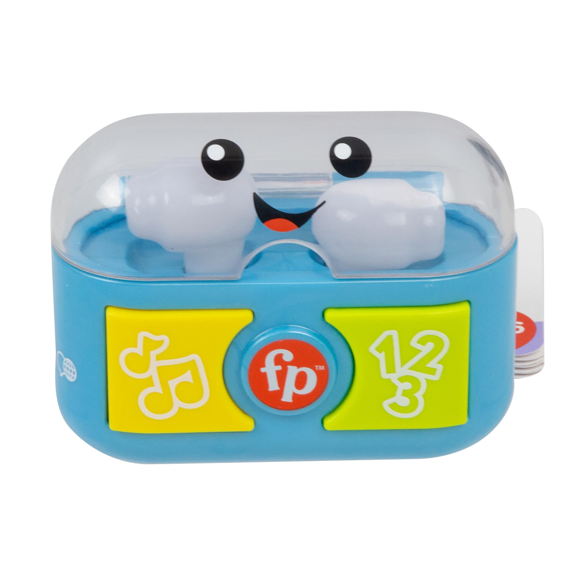 Fisher-Price Laugh & Learn Play Along Ear Buds - Interactive Musical Toy for Babies & Toddlers
