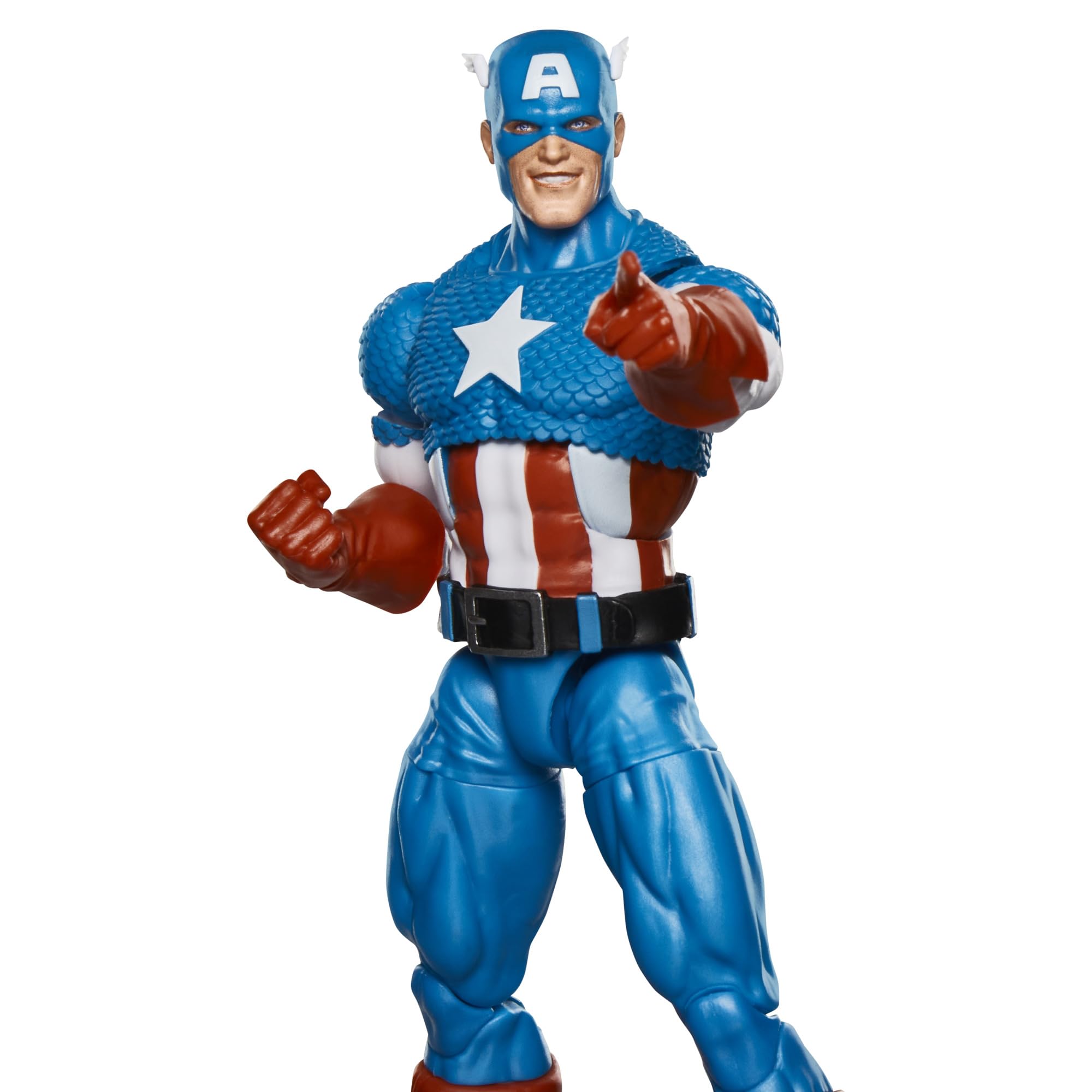 Marvel Legends Series Captain America Action Figure - Inspired by 1980s Secret Wars Comic, 6 Inch Collectible with Retro Packaging 2