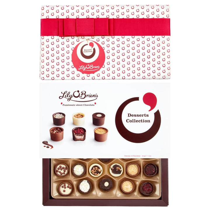Lily O'Brien's Desserts Collection Gift Wrapped 210g - 16 Assorted Chocolates