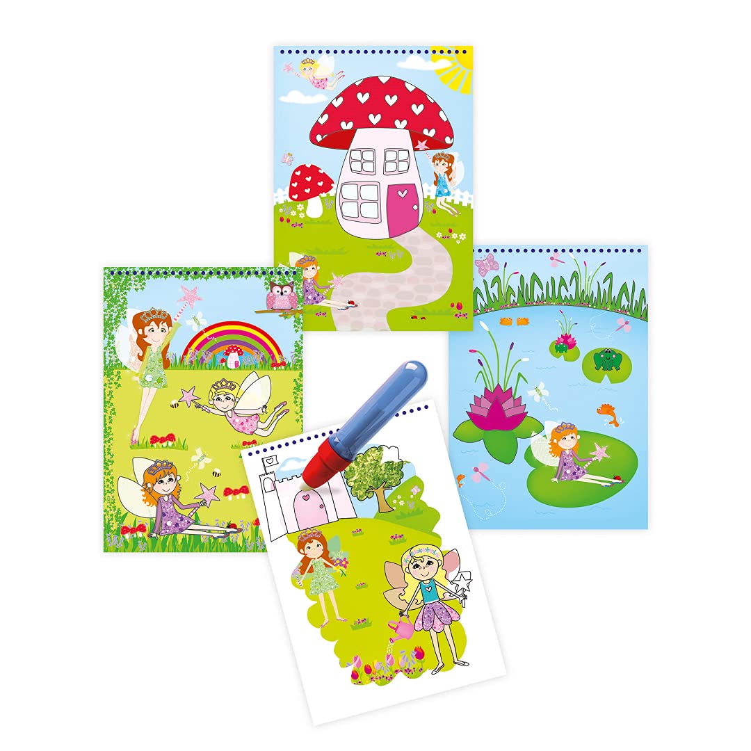Galt Water Magic - Fairies Colouring Book | Mess-Free Reusable | Ages 3+ 7