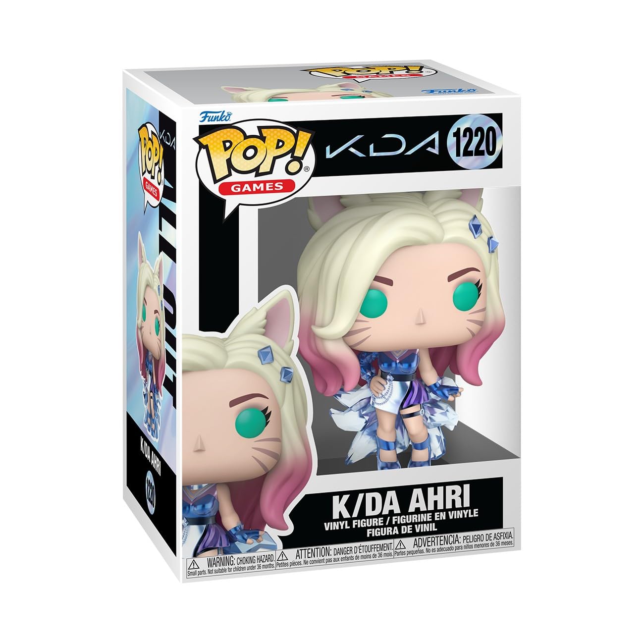 Funko League of Legends K/DA Ahri Chibi Vinyl Figure - 3.75 Inches