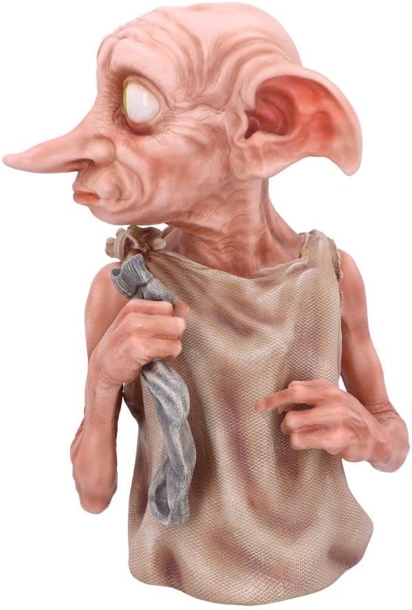 Nemesis Now Officially Licensed Harry Potter Dobby Bust, 30cm, Pink