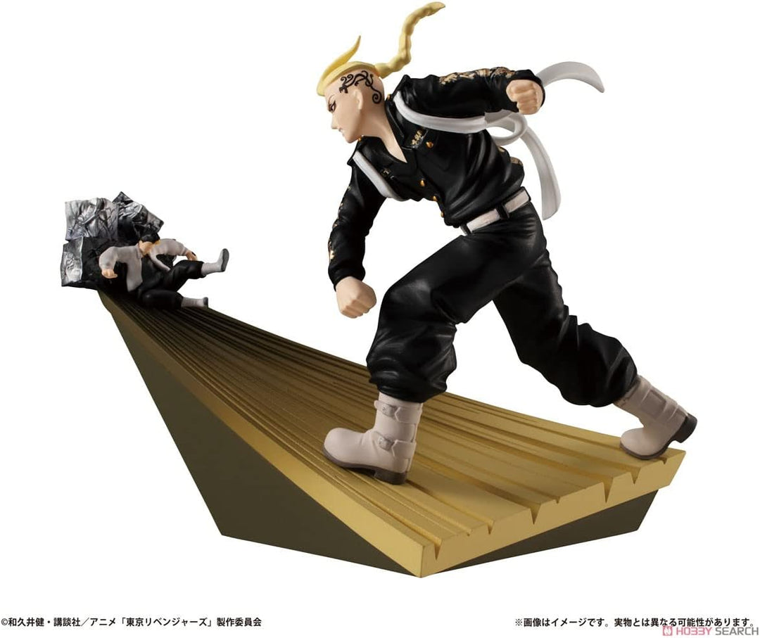 Tokyo Revengers Megahouse Petitrama Series Trading Figure - 8 cm Toman Heroic Scene Collectible