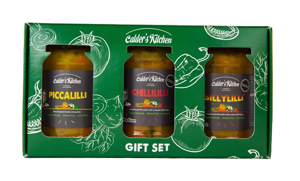 Calder's Kitchen - Piccalilli Gift Box, 3 x 285g Jars