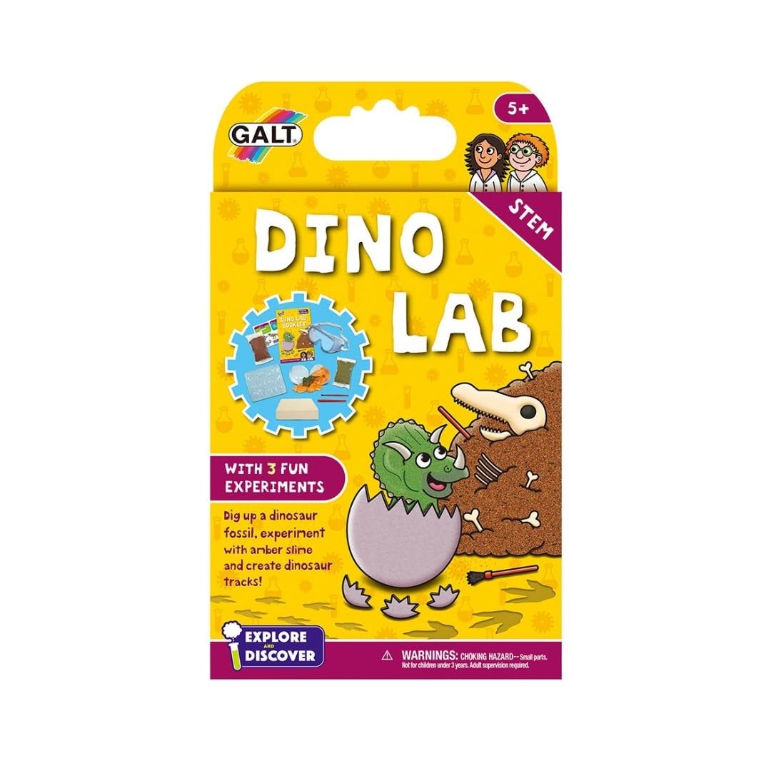 Galt Toys Dino Lab Science Kit for Kids | Ages 6+ | 3 Experiments | Good Toy Guide Recommended 5