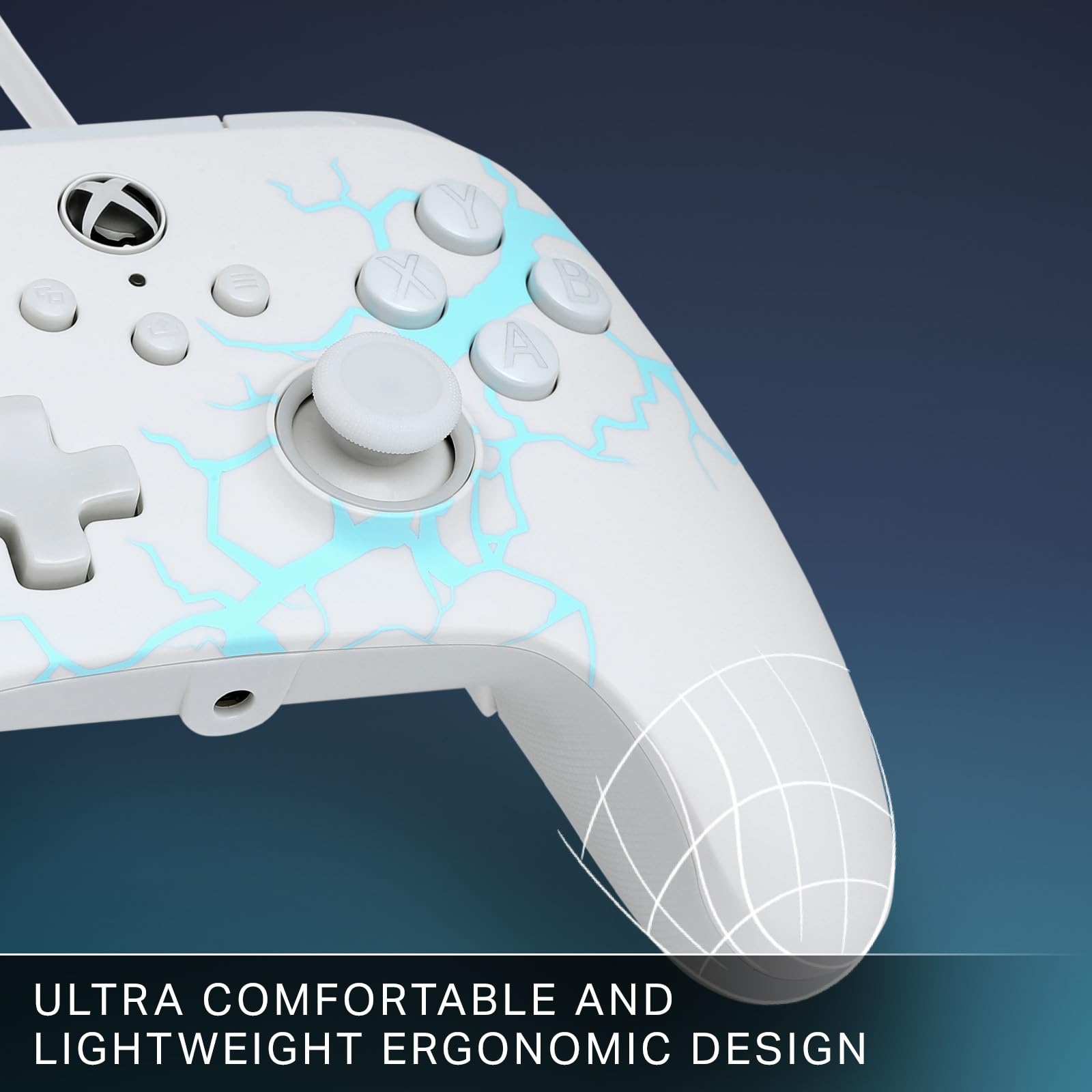 PowerA Advantage Wired Controller - Arctic Ice | Hall Effect Modules | Xbox Series X|S, Xbox One 7