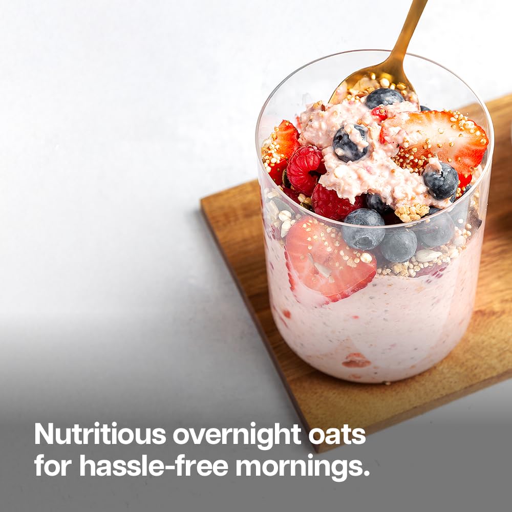 Protein Works Overnight Oats - Caramel Latte | High Protein | Low Sugar | 500 g 4
