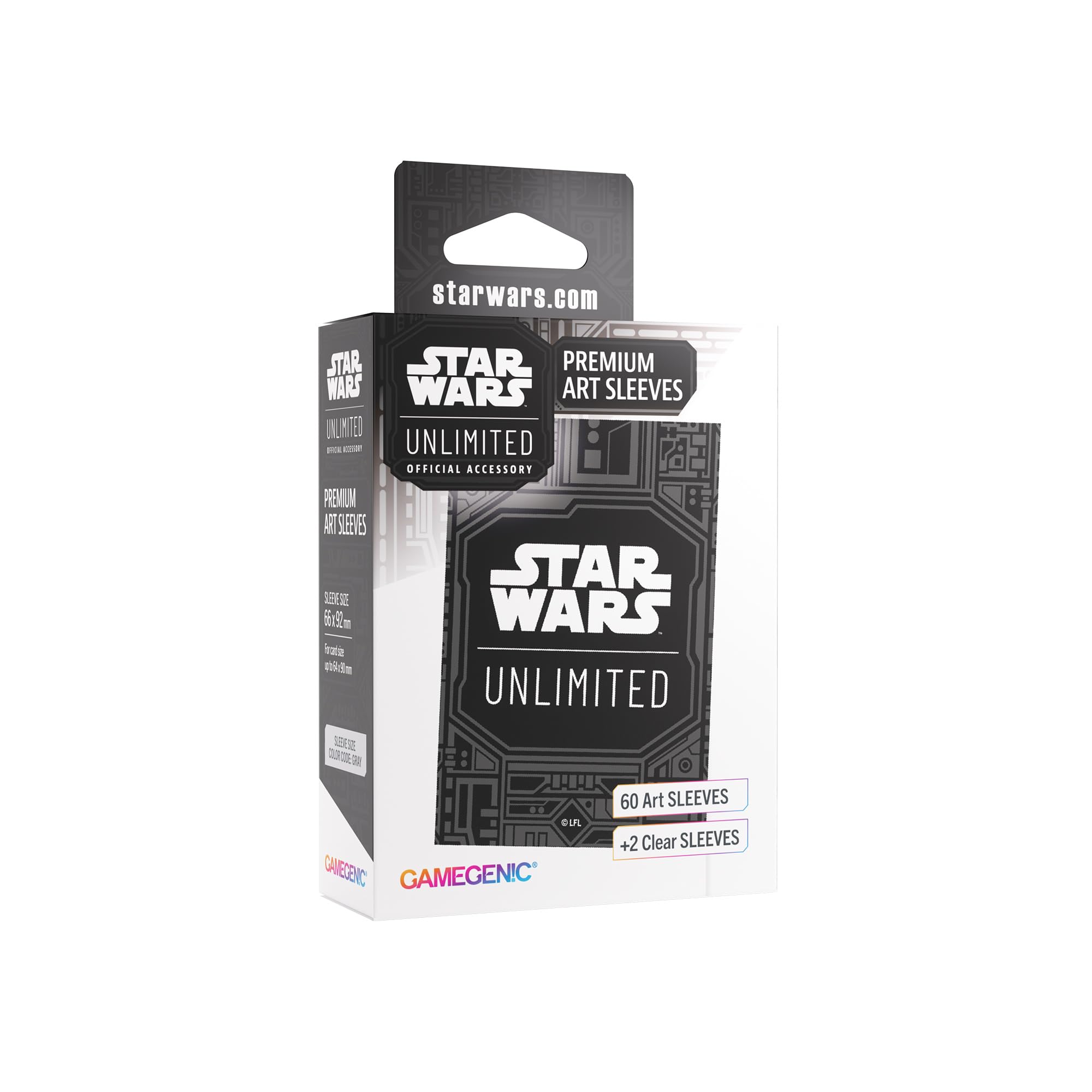 Gamegenic Star Wars: Unlimited Premium Art Sleeves Set 5 - 60 Full-Color Sleeves + 2 Clear Sleeves 1