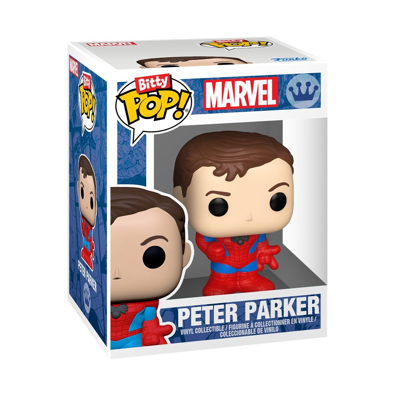 Funko Bitty Pop! Spider-Man Parker Split 4pk with Mystery Mini Figure 2