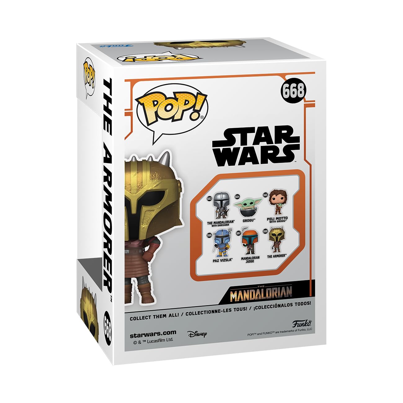 Funko Pop! Star Wars: The Mandalorian - The Armorer Vinyl Figure 3