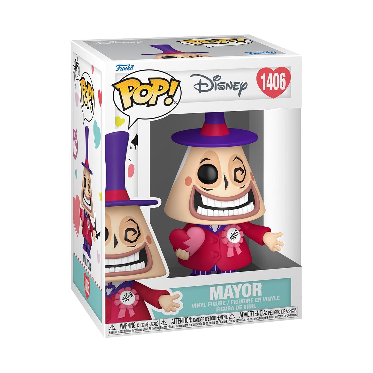 Funko Pop! Disney: The Nightmare Before Christmas - Mayor Valentine's Vinyl Figure 1