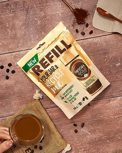 NESCAFÉ Gold Blend Refill 150g - Premium Instant Coffee (Pack of 5) 6