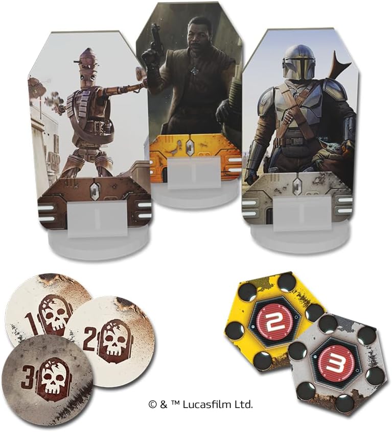 Unexpected Games Star Wars The Mandalorian Adventures Cooperative Board Game UG05 3