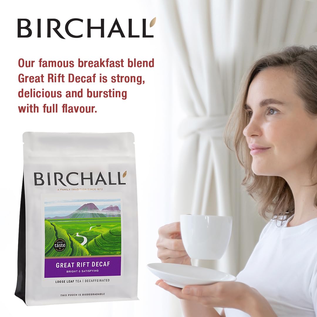 Birchall Great Rift Decaf | Decaffeinated Black Tea | 250g Loose Leaf