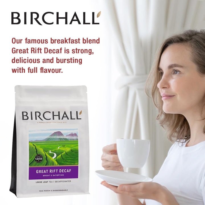 Birchall Great Rift Decaf | Decaffeinated Black Tea | 250g Loose Leaf