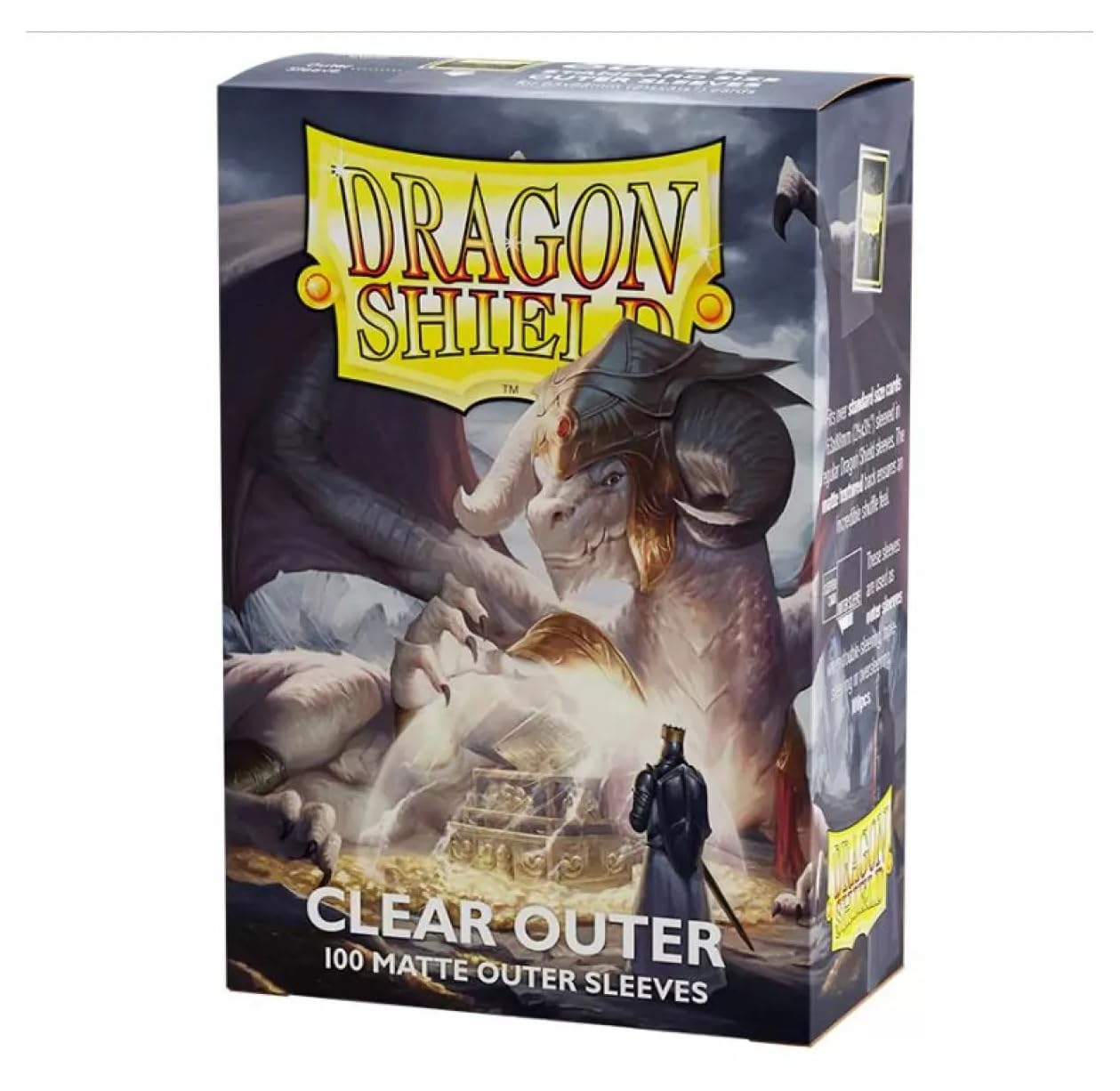 Arcane Tinmen Dragon Shield Matte Clear Outer Sleeves - 100 Count for Trading Card Protection 3