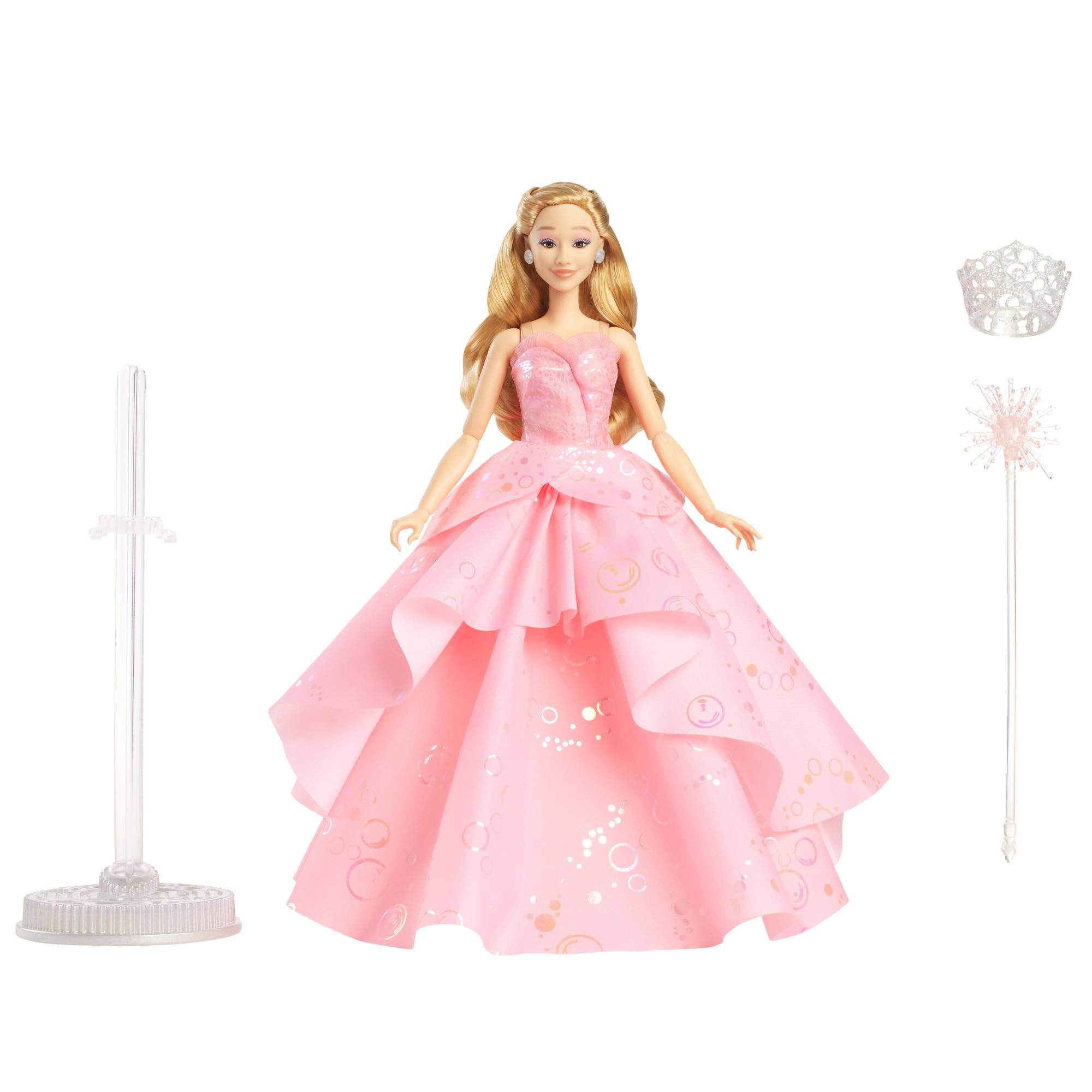 Mattel Wicked Deluxe Glinda Fashion Doll - Movie-Inspired Look with Crown, Scepter & Posability, Ages 6-12 2